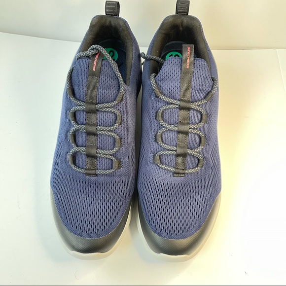 Skechers men shoe size 12 colour blue memory foam - Picture 6 of 6